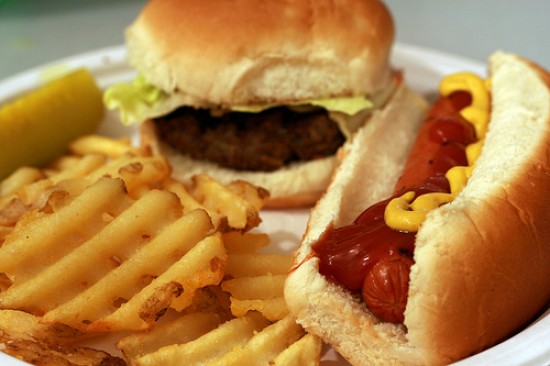 hamburger hot dog és a szív egészsége