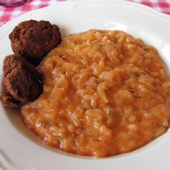 Egyszerű őszi tökfőzelék epebetegeknek